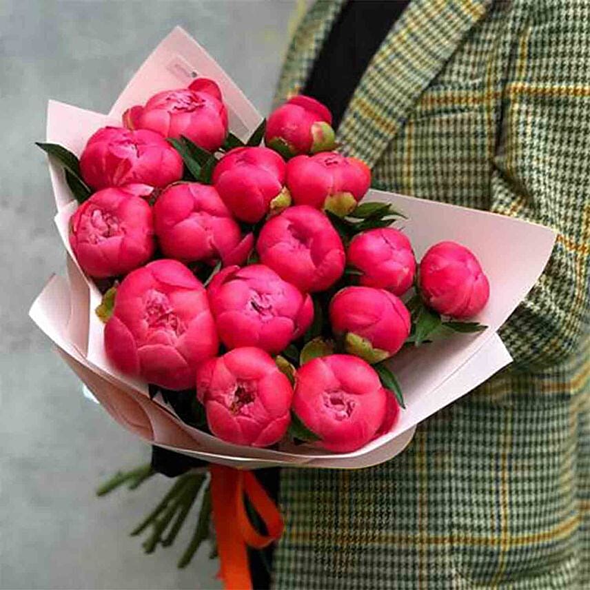 Uptown Love Peonies Bouquet