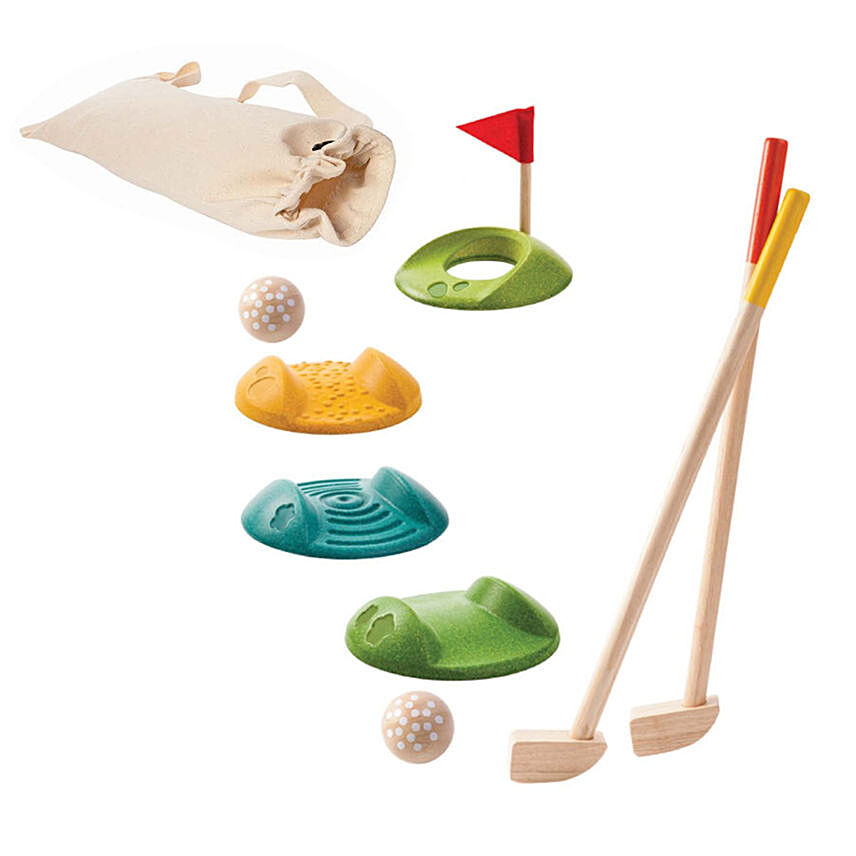 Mini Golf Full Wooden Set