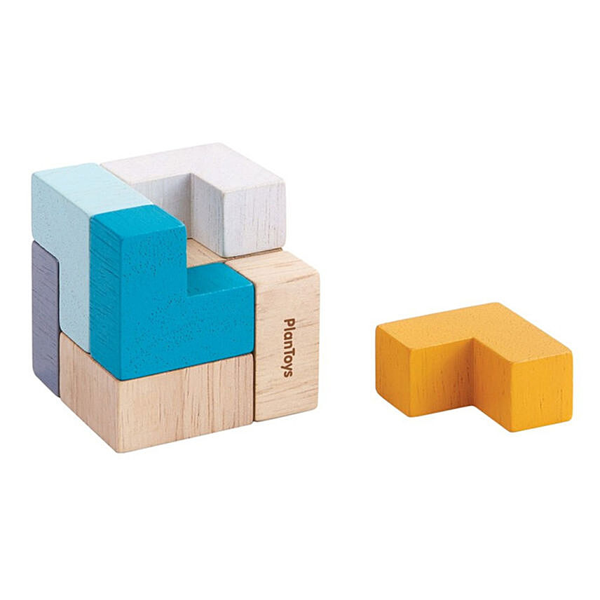 Wooden 3D Puzzle Cube
