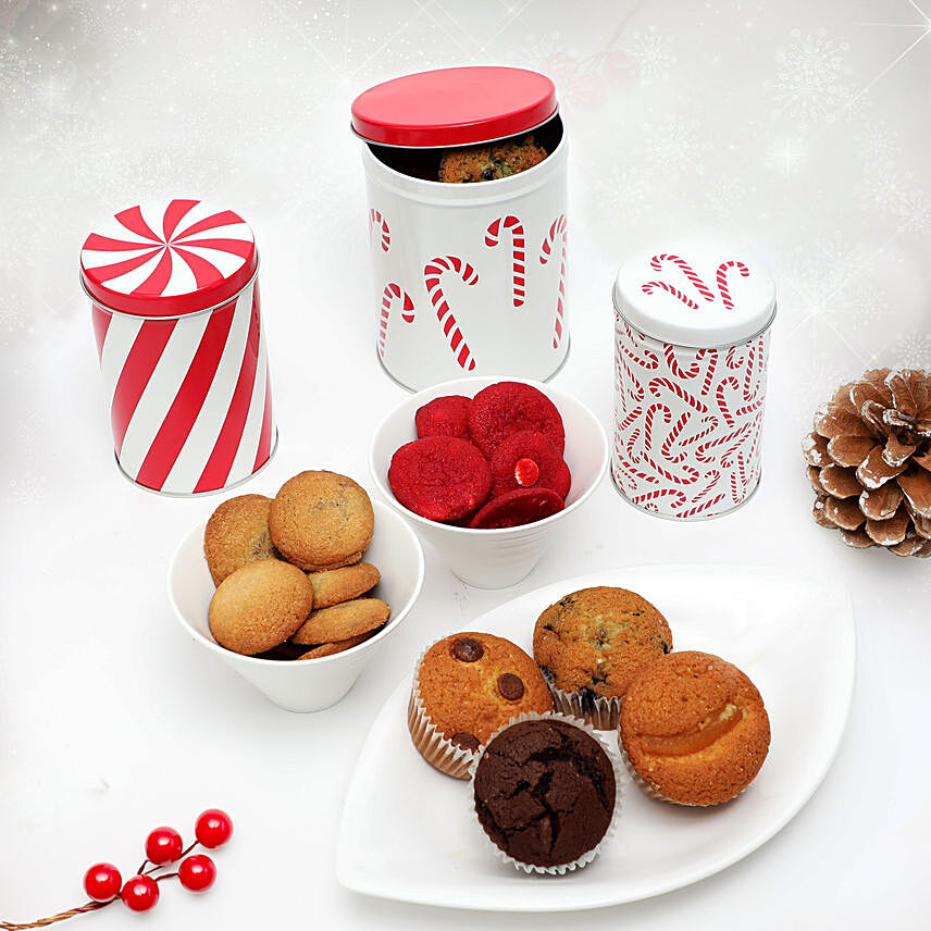 Cheerful & Yum Secret Santa Jars