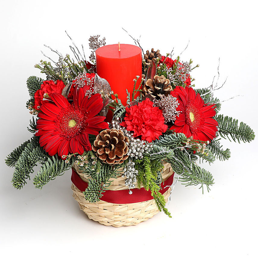 Basket of Winter Holiday Wishes
