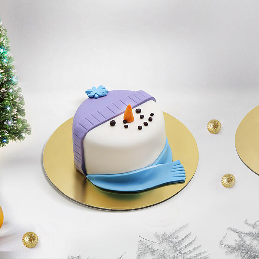 Snow Man Mono Cake