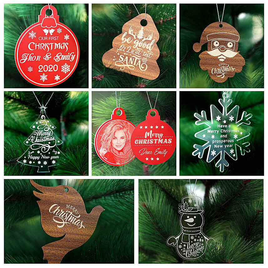 Personalised Engraved Baubles