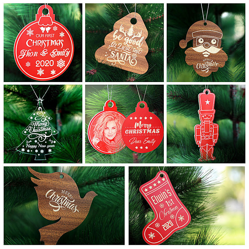 Personalised Xmas Blessing Baubles