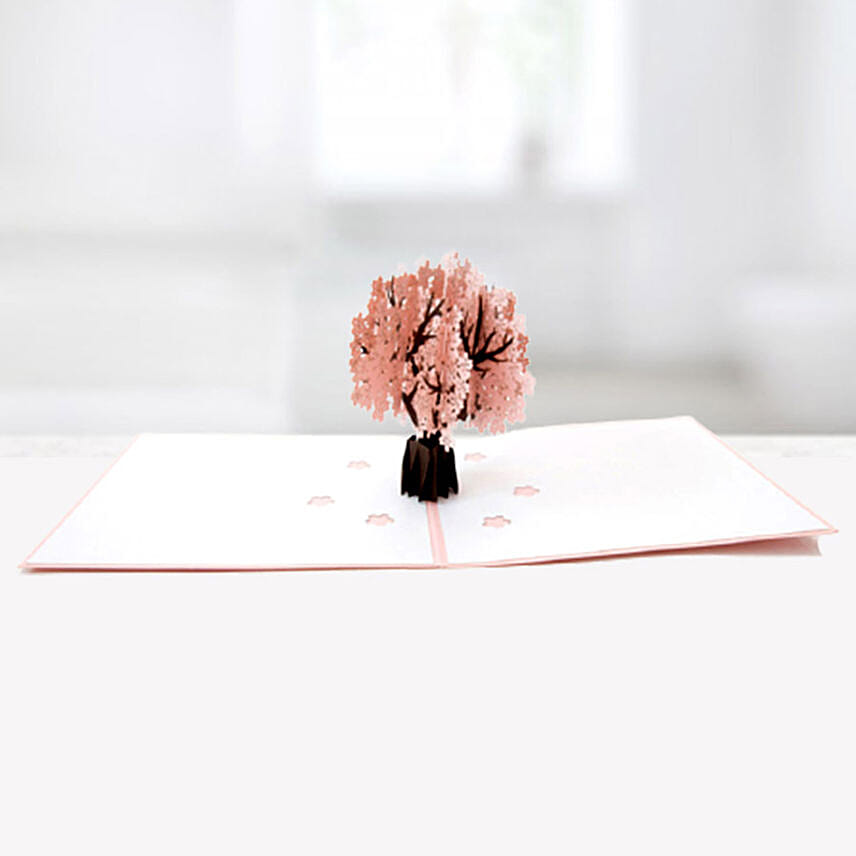 Cherry Blossom Tree 3D Card