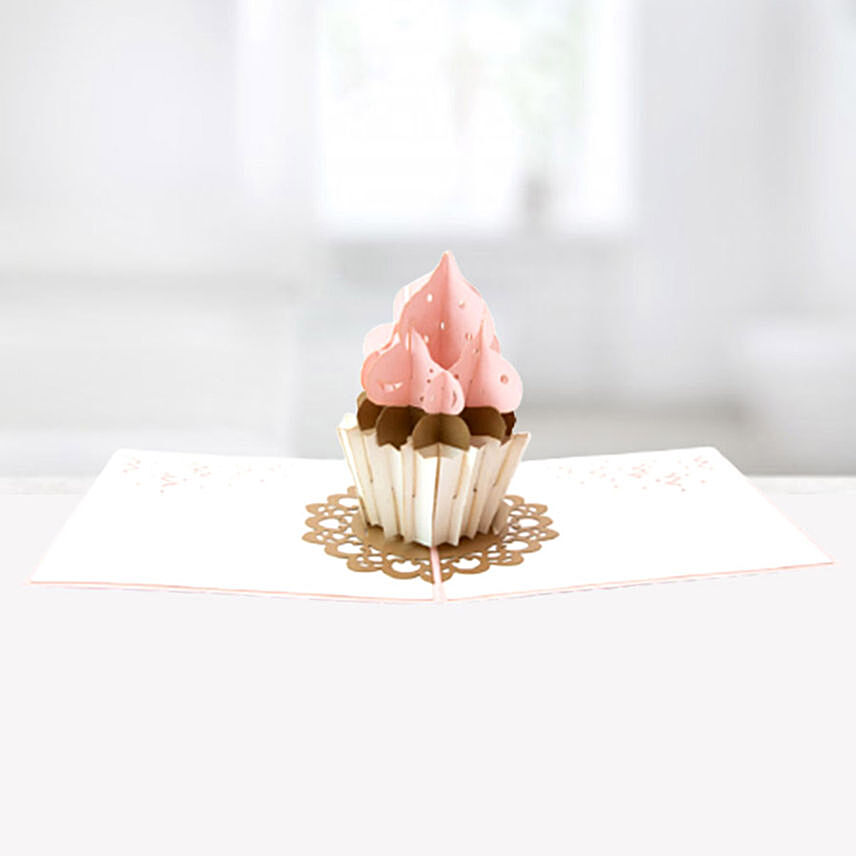 Cupcake 3D Card