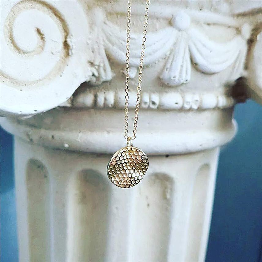 Round Beehive Necklace