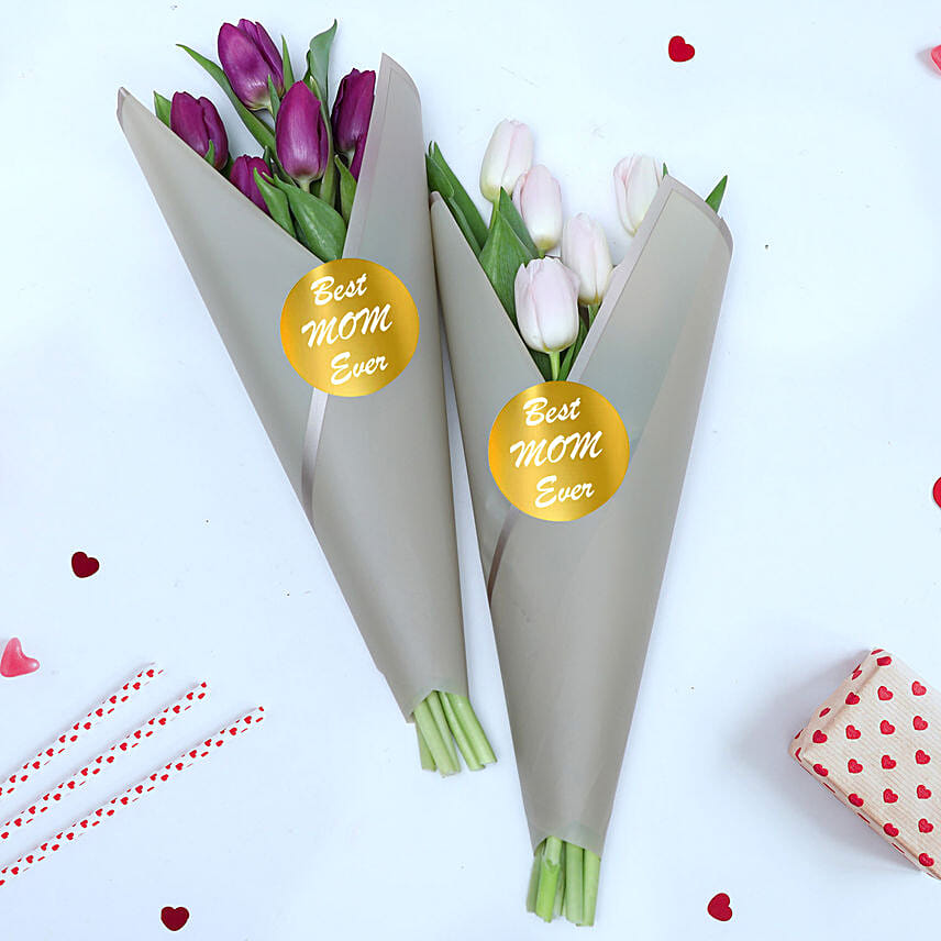 Mesmerizing Tulips Bouquets For mom