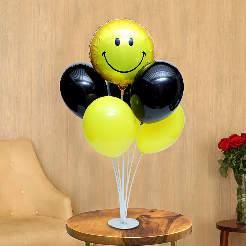 Cute Smiley Balloon Bouquet