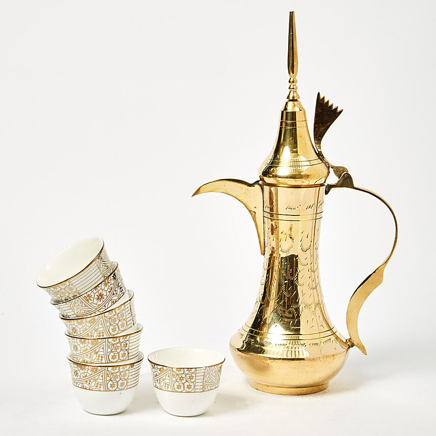 Ramadan Special Tea and Coffee Pot With Coffee Cups