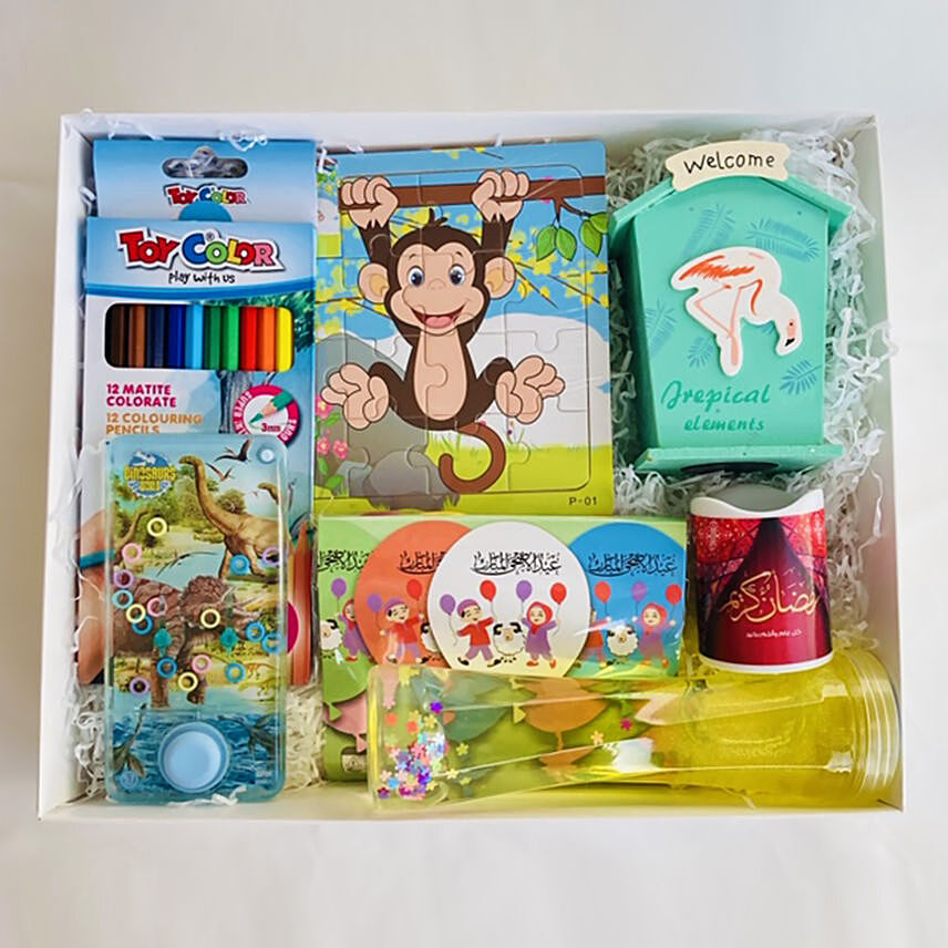Ramadan Mubarak Water Game Gift Box For Kids