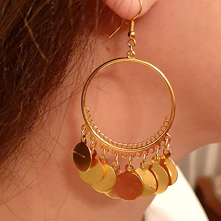 Gold Plated Earrings Set