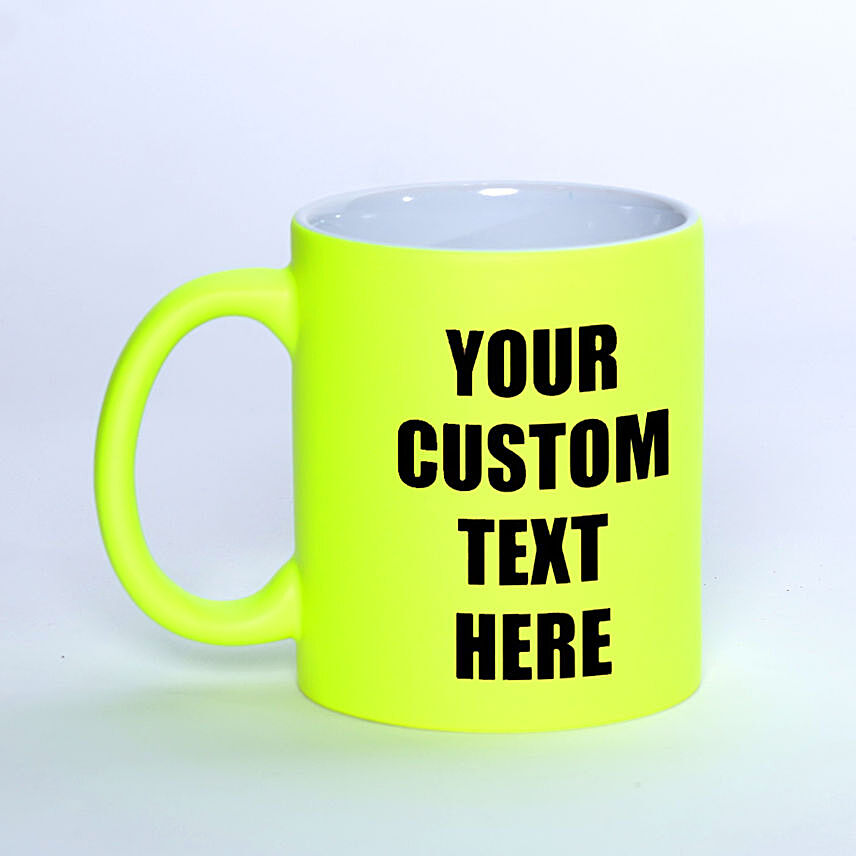 Personalized matte Neon Mug