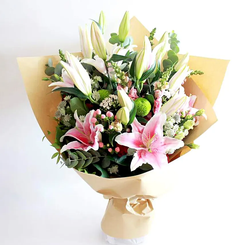 Burst of Lilies Beauty Bouquet