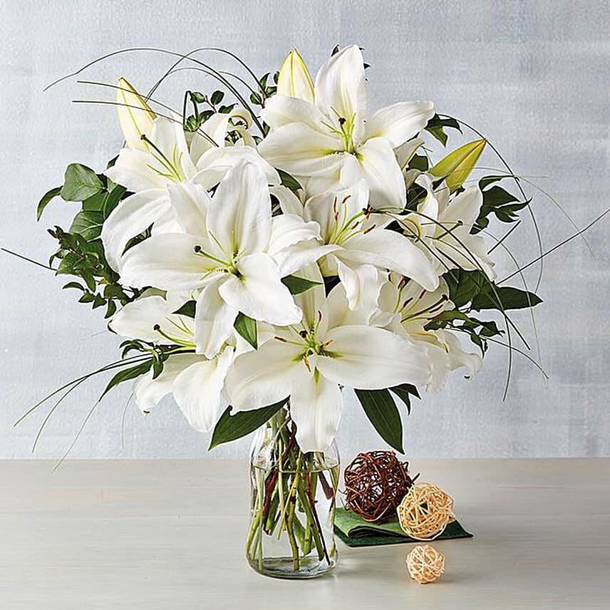 Elegance of Lilies Arrangement