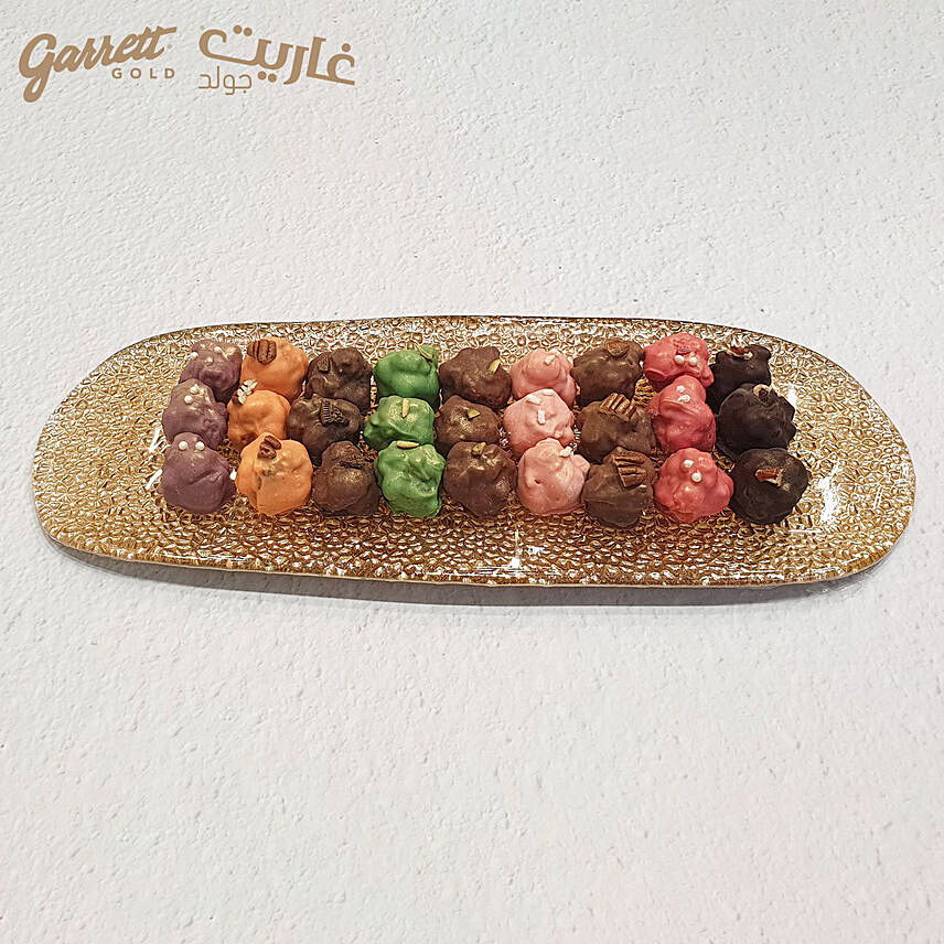 Garrett Gold Assorted Bonbons Oblong Tray