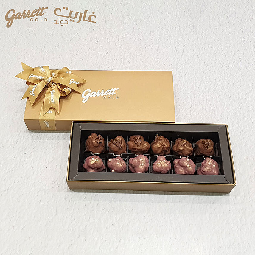 12 Bonbons Garrett Gold Gift Box Brownie Lovers