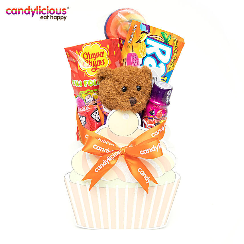 Candylicious Cupcake Wooden Orange Gift Pack