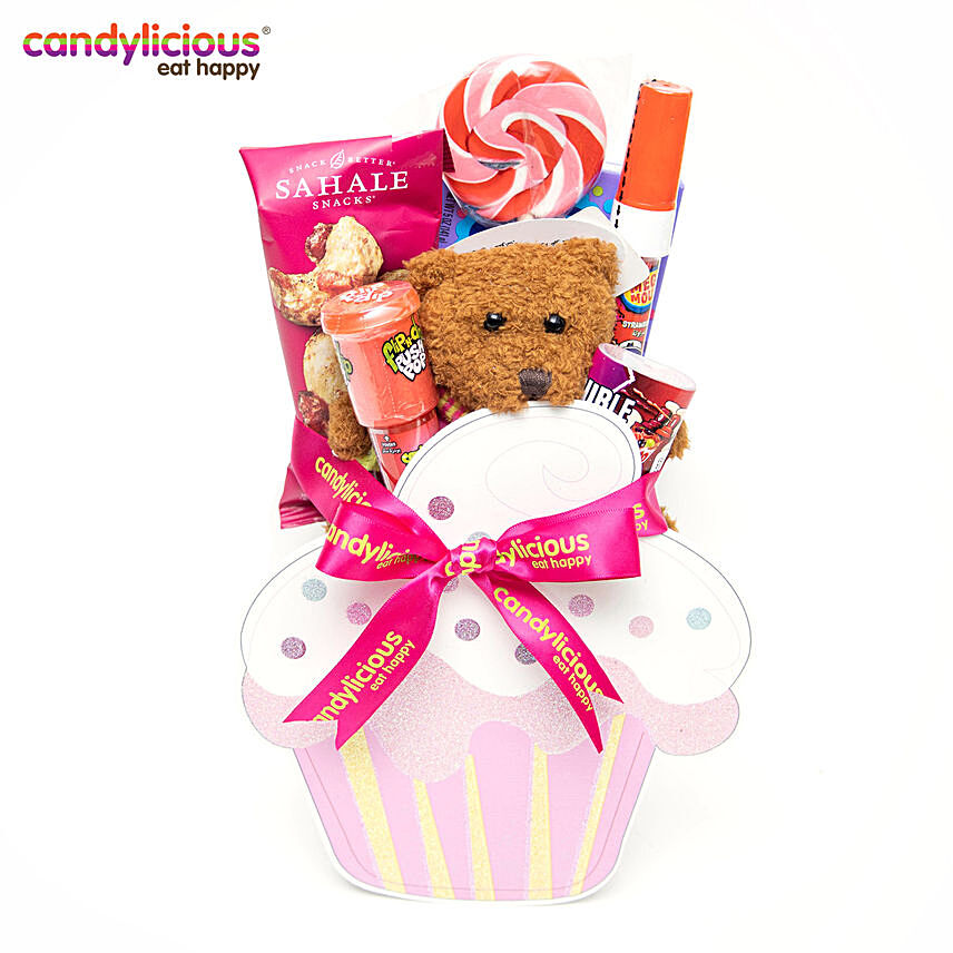 Candylicious Cupcake Wooden Pink Gift Pack
