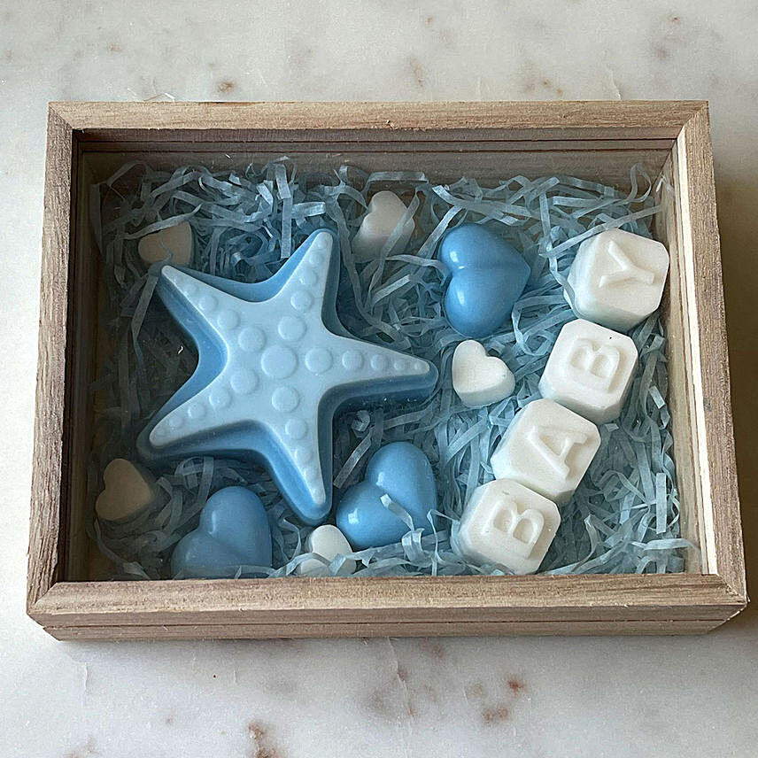 Baby Starfish Soap Wooden Box
