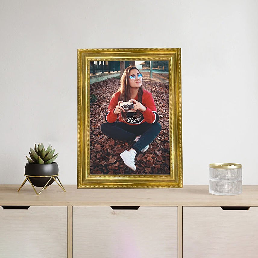 Personalised Gold Photo Frame