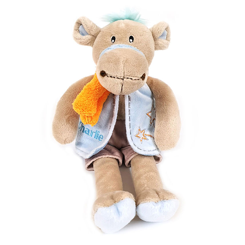 Cuddly Charlie Camel Wearing Shorts With Waistcoat N Scarf