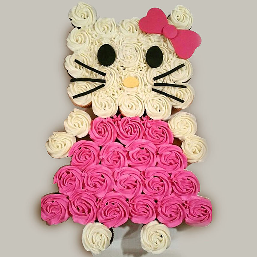 Hello Kitty Designer Cupcakes Set Of 46