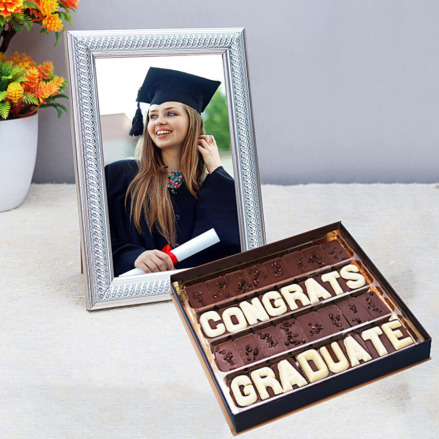 Graduation Chocolates and Photo Frame