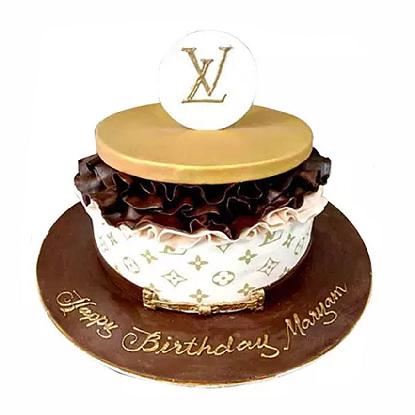 Louis Vuitton Cake Chocolate