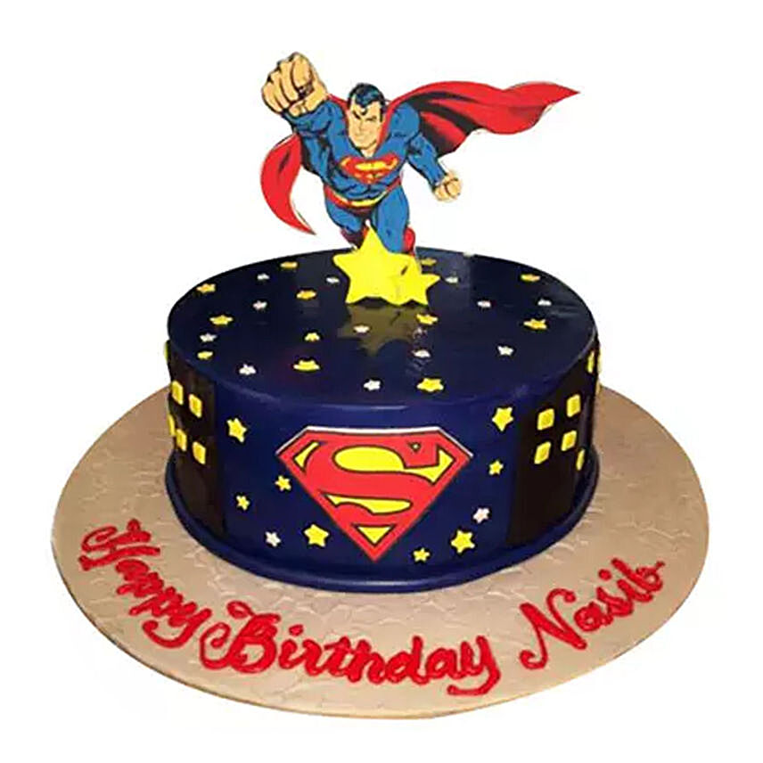 Online Superman Cakes Chocolate Gift Delivery in UAE - FNP