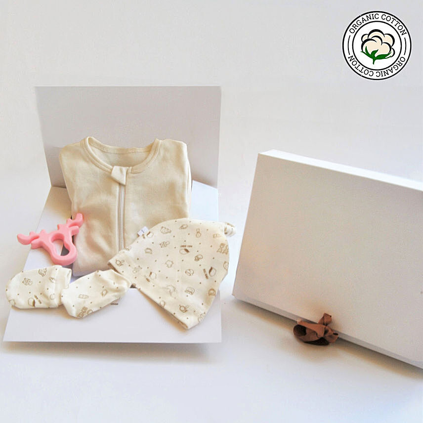 Tickle Tickle Lil Vanilla Pink Baby Hamper For 0 to 3 Months