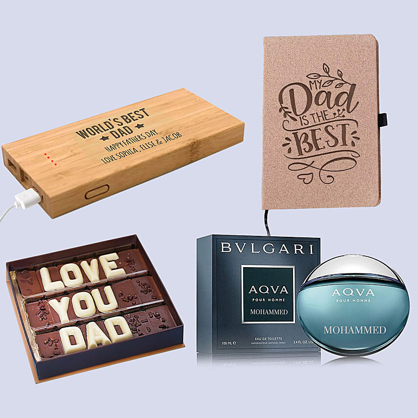Affection For Dad Personalised Gifts Combo