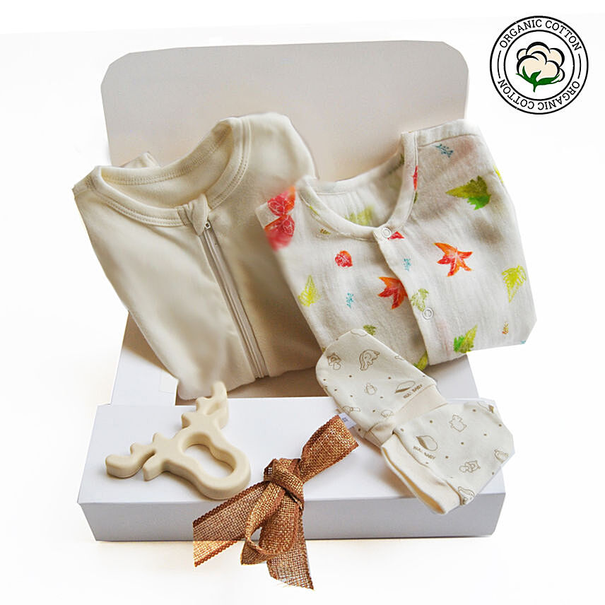 Lil Maple Organic Baby Gift Hamper 0 to 3 months
