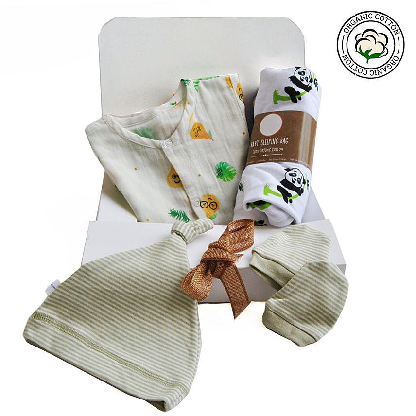 Lil Poppet Organic Baby Gift Hamper 0 to 3 months