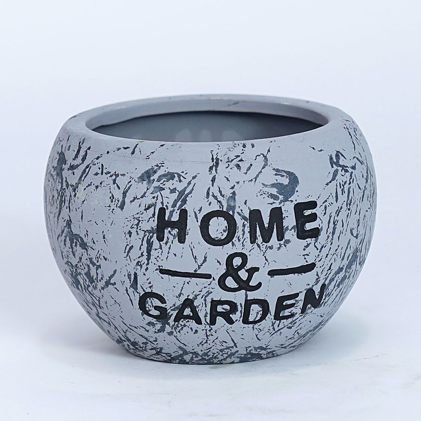 Small grey Ceramic pot