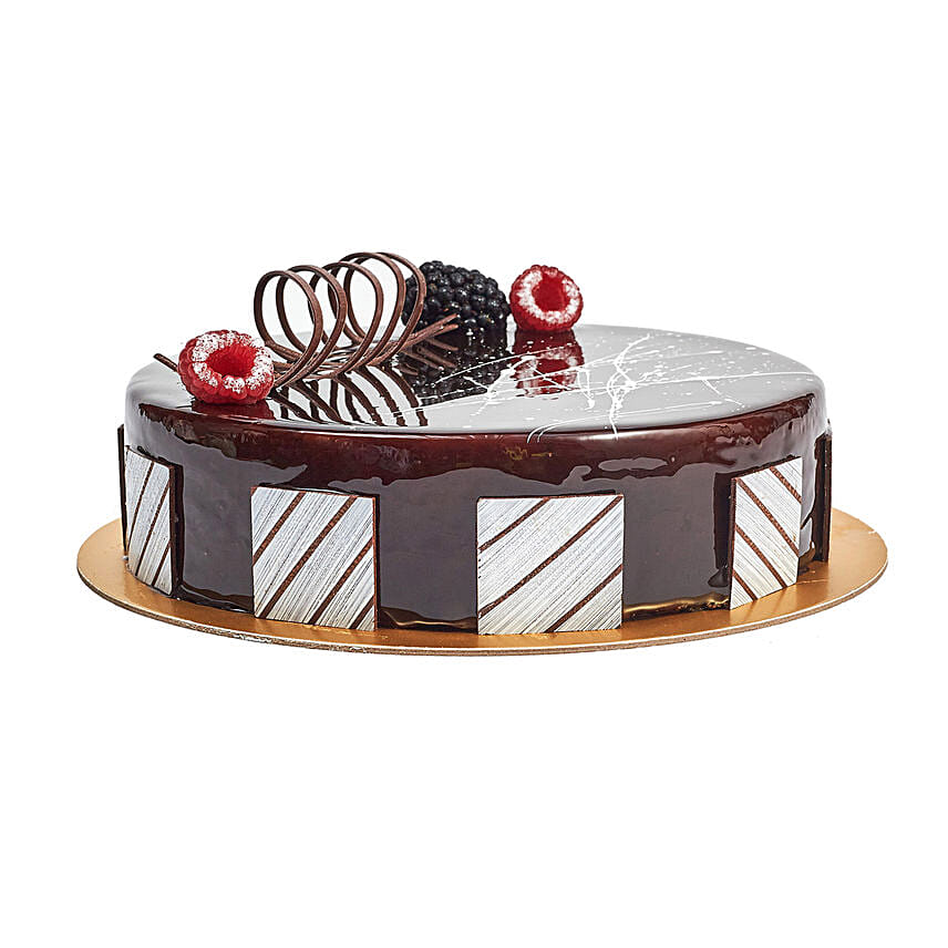 Online 1Kg Chocolate Truffle Birthday Cake Gift Delivery in UAE FNP