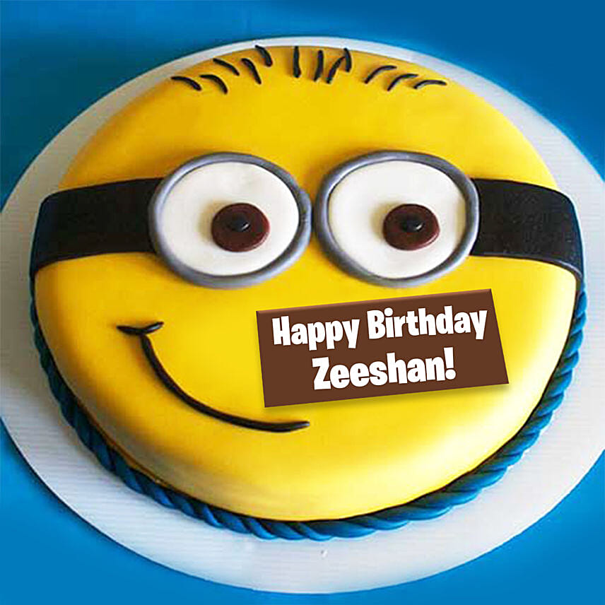 Happy Birthday Minion Cake