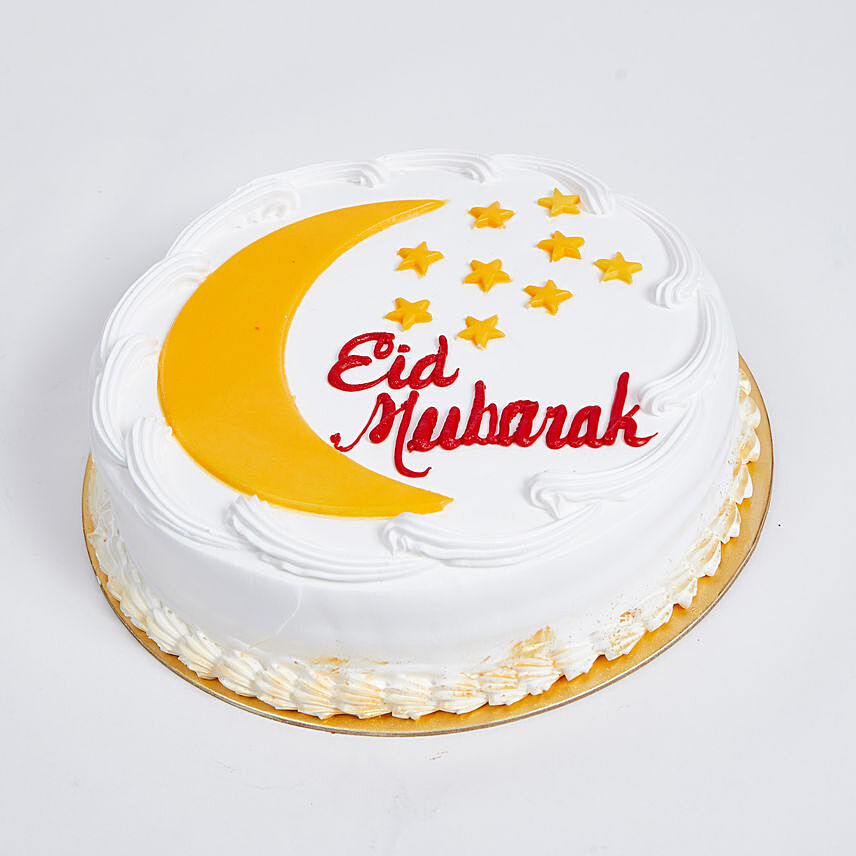 Eid Mubarak Chocolate Cake One and a Half Kg