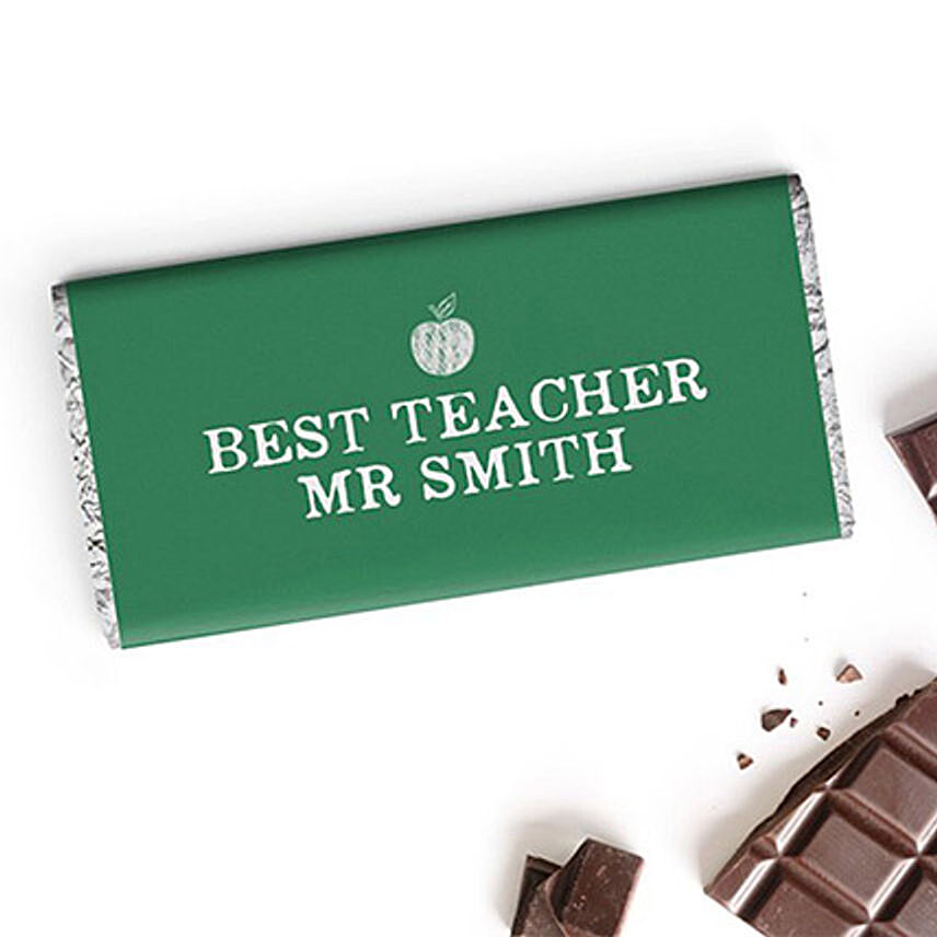 Best Teacher Chocolate Bar