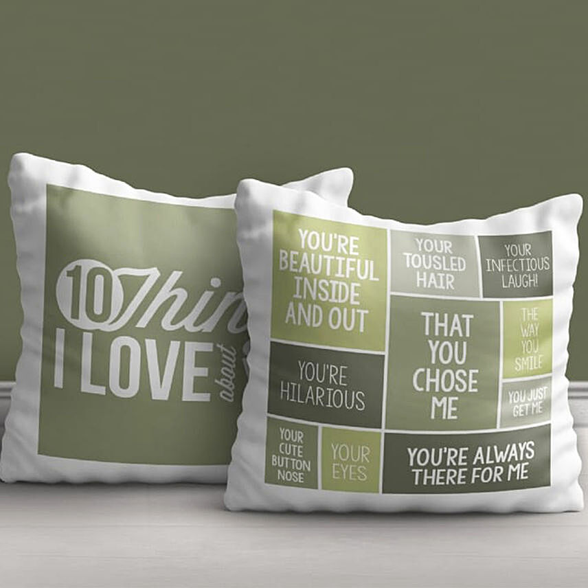 Reasons To Luv You Cushions