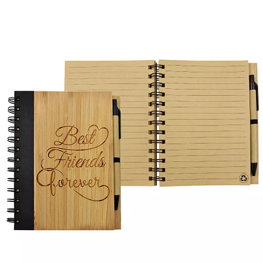 Best Friend Forever Bamboo Diary