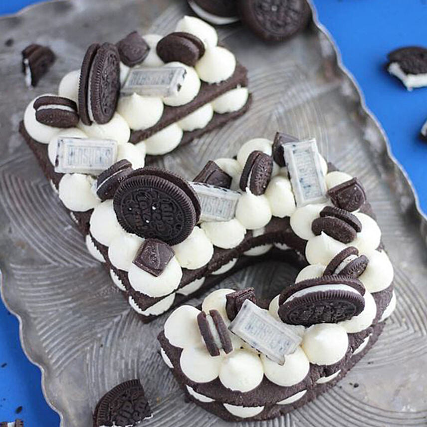 Number 5 Oreo Cookies Chocolate Cake