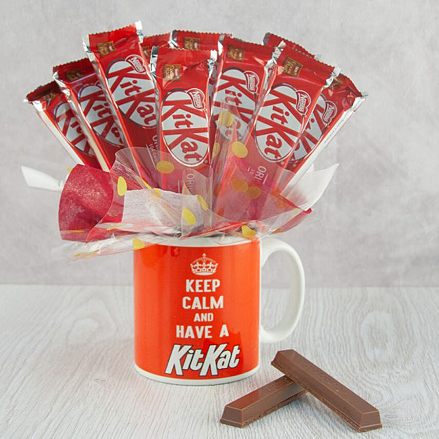 Kitkat Chocolates & Coffee Mug Hamper