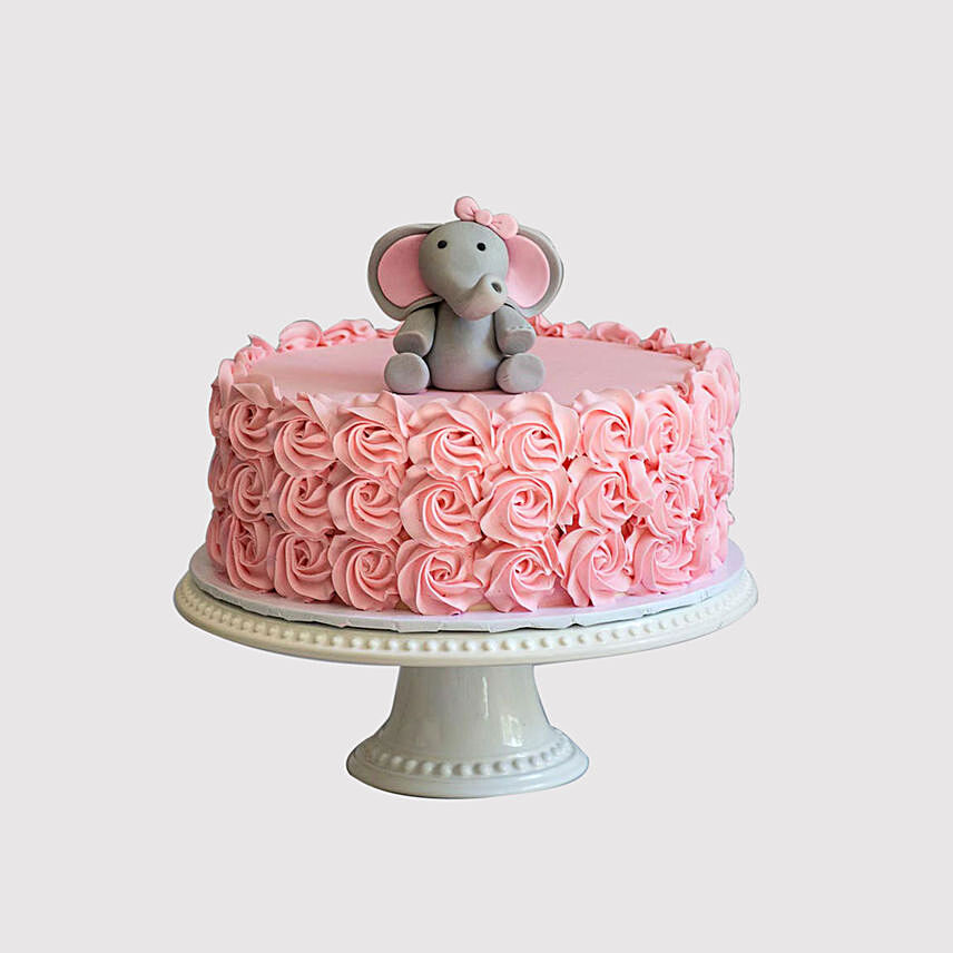 Baby Elephant Designer Marble Cake