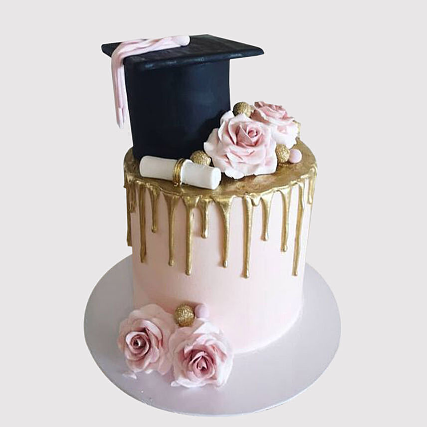 Congratulate On Graduation Marble Cake