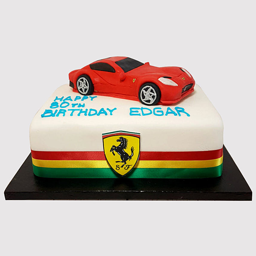 Designer Lamborghini Marble Cake