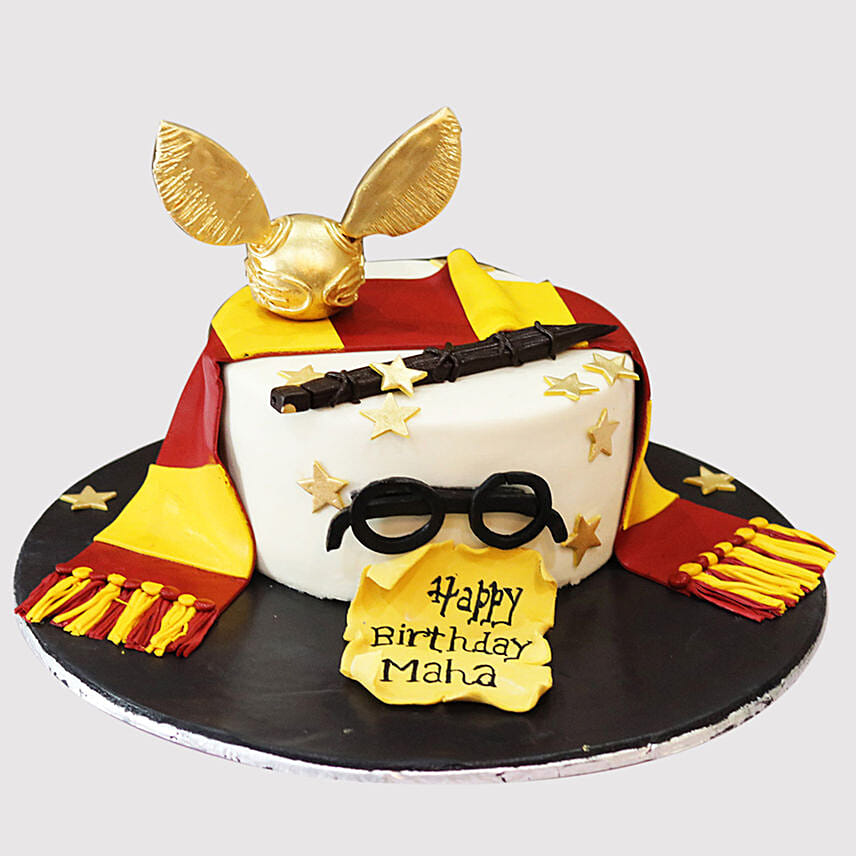 Gryffindor Quidditch Team Marble Cake