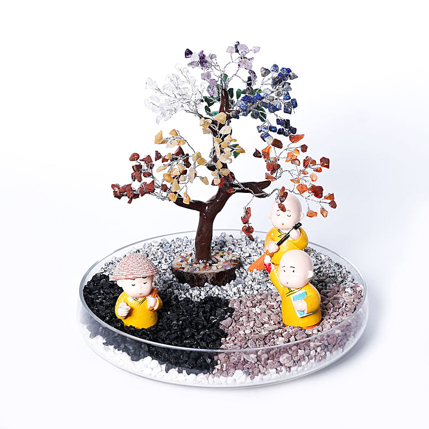 Wish Tree N Buddha Dish Garden