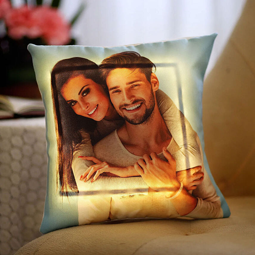 Personalised shop led pillow
