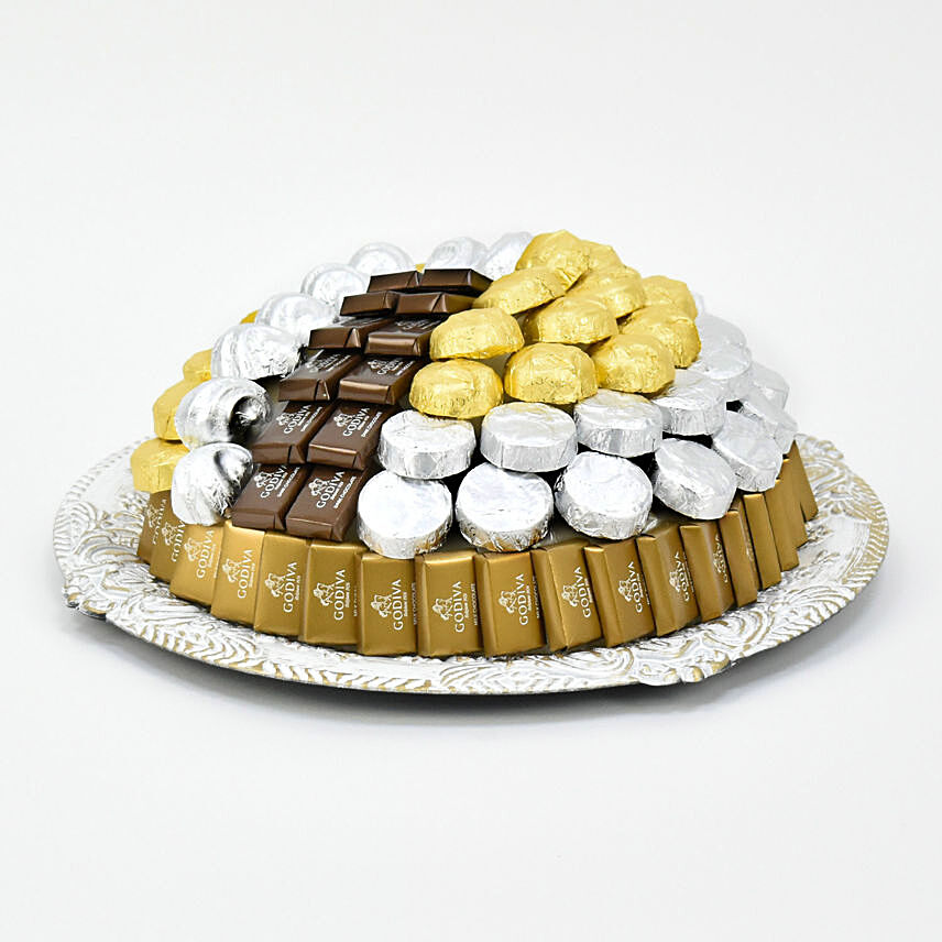 Assorted Godiva Chocolates Platter